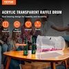 image:imageVEVOR Acrylic Raffle DrumProfessional Raffle Ticket Spinning Cage with 2 Keys Transparent Lottery Spinning Drawing Holds 10000 Tickets or 300 Raffle Balls Raffle Ticket Box for Lottery Games Bing22 x 18 inch  Large