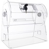 image:imageVEVOR Acrylic Raffle DrumProfessional Raffle Ticket Spinning Cage with 2 Keys Transparent Lottery Spinning Drawing Holds 10000 Tickets or 300 Raffle Balls Raffle Ticket Box for Lottery Games Bing12 x 12 inch  Small