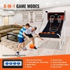 image:imageVEVOR Basketball Arcade Game Indoor 2 Player Indoor Basketball Game Home Dual Sport with 8 Game Modes Electronic Scoreboard and Inflation PumpAdultsFodableAdvanced