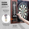 image:imageVEVOR Dart Board Cabinet Set Multiple Styles ReadytoPlay Bundle Official Size Steel Tip Dart Hideaway Cabinet Features Easy Assembly Complete with All Accessories Perfect for Cricket Games433 x 213 x 43