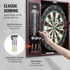image:imageVEVOR Dart Board Cabinet Set Multiple Styles ReadytoPlay Bundle Official Size Steel Tip Dart Hideaway Cabinet Features Easy Assembly Complete with All Accessories Perfect for Cricket Games40 x 213 x 35