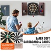 image:imageVEVOR Dart Board Cabinet Set Multiple Styles ReadytoPlay Bundle Official Size Steel Tip Dart Hideaway Cabinet Features Easy Assembly Complete with All Accessories Perfect for Cricket Games353 x 20 x 27