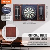 image:imageVEVOR Dart Board Cabinet Set Multiple Styles ReadytoPlay Bundle Official Size Steel Tip Dart Hideaway Cabinet Features Easy Assembly Complete with All Accessories Perfect for Cricket Games433 x 213 x 43
