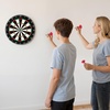 image:imageVEVOR Dart Board HighGrade SelfHealing Sisal Fiber Dartboard with StapleFree Bullseye Blade Wire amp Rotating Number Ring 177 Professional Dartboard for Home Party Game Room Darts Not Included