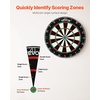 image:imageVEVOR Dart Board HighGrade SelfHealing Sisal Fiber Dartboard with StapleFree Bullseye Blade Wire amp Rotating Number Ring 177 Professional Dartboard for Home Party Game Room Darts Not Included