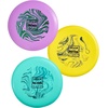 image:imageVEVOR Disc Golf Set 8 Pack Disc Golf Starter Set Beginners Flying Discs for FullBody Strength Training with Putter MidRange Driverfor Outdoor Backyard Lawn Beach and Park3 Pcs