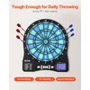 image:imageVEVOR Electronic Dart Board LEDIlluminated Target Dartboard with 48 Games amp 500 Variations Includes 6 Dart Shafts with Flights amp 50 Soft Tips Cricket Scoring LCD Screen  Supports Up to 8 Players