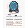 image:imageVEVOR Electronic Dart Board LEDIlluminated Target Dartboard with 48 Games amp 500 Variations Includes 6 Dart Shafts with Flights amp 50 Soft Tips Cricket Scoring LCD Screen  Supports Up to 8 Players