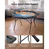 image:imageVEVOR Foldable Poker Table 8 Player 48 in Folding Casino Leisure Table with Padded Rails amp Cup Holders Octagonal Portable Game Tables with Felt amp Metal Legs for Texas Holdem Game and BlackjackBlackblue