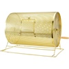 image:imageVEVOR Lottery Cage Capacity for 5000 Tickets or 200 Ping Pong Balls 161 x 12 inch Durable Metal Construction with Wooden Handle Brass Finish for Bingo and Ballot EventsLarge  22 x 14 inch