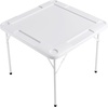 image:imageVEVOR Mahjong Table 4 Player Folding Domino Table with WearResistant Green Tabletop Portable Square Card Table with 4 Cup Holders amp 4 Chip Trays for Mahjong Poker Puzzles 354 x 354inchGreen
