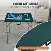 image:imageVEVOR Mahjong Table FoldinHalf 4 Player Card Table with WearResistant Green Tabletop Portable BiFolding Square Domino Table with Carrying Handle for Outdoor Camping Picnic Party 34 x 34inchTable