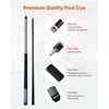 image:imageVEVOR Pool Cue Pool Stick 58 inch Billiard Pools Cue Stick with MultiLayer Tip amp ABS Connection Ring Cues Sticks for Professional Pool Table Bar Home OfficeFiberglass