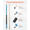 image:imageVEVOR Pool Cue Pool Stick 58 inch Billiard Pools Cue Stick with MultiLayer Tip amp ABS Connection Ring Cues Sticks for Professional Pool Table Bar Home OfficeCanadian Maple Wood