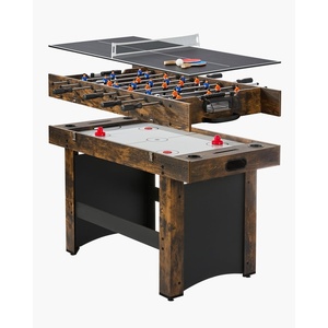 image:imageVEVOR 3in14in1 Combo Game Table Set 4854 Air Hockey Ping Pong amp Foosball Combo with Pucks amp Pushers Multi Combination Table for Family Game Room or Office3in1