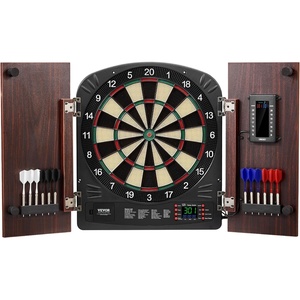 image:imageVEVOR Dart Board Cabinet Set Multiple Styles ReadytoPlay Bundle Official Size Steel Tip Dart Hideaway Cabinet Features Easy Assembly Complete with All Accessories Perfect for Cricket Games353 x 20 x 27