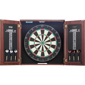 image:imageVEVOR Dart Board Cabinet Set Multiple Styles ReadytoPlay Bundle Official Size Steel Tip Dart Hideaway Cabinet Features Easy Assembly Complete with All Accessories Perfect for Cricket Games433 x 213 x 43