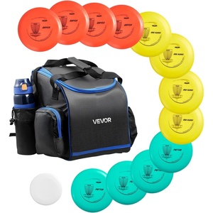 image:imageVEVOR Disc Golf Set 8 Pack Disc Golf Starter Set Beginners Flying Discs for FullBody Strength Training with Putter MidRange Driverfor Outdoor Backyard Lawn Beach and Park121 Pcs