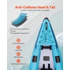 image:imageVEVOR 2Person Inflatable Kayak 144 x 37  Extra Spacious for Family amp Dogs 700lb Capacity Sitin Kayak with Accessories Includes 2 Paddles Pump amp Carry Bag  Perfect for Fishing and Touring