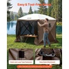 image:imageVEVOR 3 Pack Canopy Sidewalls 10x10 ft 100 Waterproof 99 UV Protection HeavyDuty 210D Oxford Side Walls for StraightLeg Pop Up Canopy Tent Easy Up Outdoor Canopy for CampingTent NOT IncludedBrown