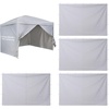 image:imageVEVOR 3 Pack Canopy Sidewalls 10x10 ft 100 Waterproof 99 UV Protection HeavyDuty 210D Oxford Side Walls for StraightLeg Pop Up Canopy Tent Easy Up Outdoor Canopy for CampingTent NOT IncludedUpgraded White Sidewalls for Canopy Tent