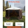 image:imageVEVOR 3 Pack Canopy Sidewalls 10x10 ft 100 Waterproof 99 UV Protection HeavyDuty 210D Oxford Side Walls for StraightLeg Pop Up Canopy Tent Easy Up Outdoor Canopy for CampingTent NOT IncludedBrown