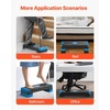 image:imageVEVOR Aerobic Exercise Step Platform 28Inch Workout Aerobic Stepper Height Adjustable Fitness Training Step Deck Trainer with 4 Risers NonSlip Surface Bench for Home Gym Cardio StrengthBlue