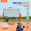 image:imageVEVOR Barricade Backstop NetMultiSport Barrier Netting with Carry Bag  7X7ft12X9ft16X10ft20x10ft Ball Sports Portable Practice Net for Baseball Softball LacrosseampHockey Equipment Training Net7 x 7 Ft