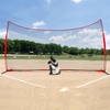 image:imageVEVOR Barricade Backstop NetMultiSport Barrier Netting with Carry Bag  7X7ft12X9ft16X10ft20x10ft Ball Sports Portable Practice Net for Baseball Softball LacrosseampHockey Equipment Training Net20 x 10 Ft