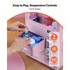 image:imageVEVOR Claw Crane Machine MediumSized Arcade Game Machine with Light amp Sound Adjustable Steel Claws Precise Toy Candy Grabber Prize Dispenser Vending Toy for Commercial Home Cinema Black PurplePink