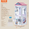 image:imageVEVOR Claw Crane Machine MediumSized Arcade Game Machine with Light amp Sound Adjustable Steel Claws Precise Toy Candy Grabber Prize Dispenser Vending Toy for Commercial Home Cinema Black PurpleWhite