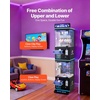 image:imageVEVOR Claw Crane Machine MediumSized Arcade Game Machine with Light amp Sound Adjustable Steel Claws Precise Toy Candy Grabber Prize Dispenser Vending Toy for Commercial Home Cinema Black PurplePurple