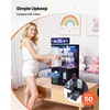 image:imageVEVOR Claw Crane Machine MediumSized Arcade Game Machine with Light amp Sound Adjustable Steel Claws Precise Toy Candy Grabber Prize Dispenser Vending Toy for Commercial Home Cinema Black PurplePurple
