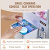 image:imageVEVOR Claw Crane Machine MediumSized Arcade Game Machine with Light amp Sound Adjustable Steel Claws Precise Toy Candy Grabber Prize Dispenser Vending Toy for Commercial Home Cinema Black PurpleWhite