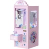 image:imageVEVOR Claw Crane Machine MediumSized Arcade Game Machine with Light amp Sound Adjustable Steel Claws Precise Toy Candy Grabber Prize Dispenser Vending Toy for Commercial Home Cinema Black PurplePink