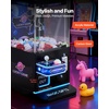 image:imageVEVOR Claw Crane Machine MediumSized Arcade Game Machine with Light amp Sound Adjustable Steel Claws Precise Toy Candy Grabber Prize Dispenser Vending Toy for Commercial Home Cinema Black PurplePurple