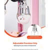 image:imageVEVOR Claw Crane Machine MediumSized Arcade Game Machine with Light amp Sound Adjustable Steel Claws Precise Toy Candy Grabber Prize Dispenser Vending Toy for Commercial Home Cinema Black PurplePink