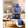 image:imageVEVOR Claw Crane Machine MediumSized Arcade Game Machine with Light amp Sound Adjustable Steel Claws Precise Toy Candy Grabber Prize Dispenser Vending Toy for Commercial Home Cinema Black PurplePurple