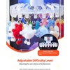 image:imageVEVOR Claw Crane Machine MediumSized Arcade Game Machine with Light amp Sound Adjustable Steel Claws Precise Toy Candy Grabber Prize Dispenser Vending Toy for Commercial Home Cinema Black PurplePurple