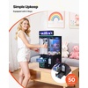 image:imageVEVOR Claw Crane Machine MediumSized Arcade Game Machine with Light amp Sound Adjustable Steel Claws Precise Toy Candy Grabber Prize Dispenser Vending Toy for Commercial Home Cinema Black PurplePurple