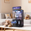 image:imageVEVOR Claw Crane Machine MediumSized Arcade Game Machine with Light amp Sound Adjustable Steel Claws Precise Toy Candy Grabber Prize Dispenser Vending Toy for Commercial Home Cinema Black PurplePurple