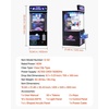 image:imageVEVOR Claw Crane Machine MediumSized Arcade Game Machine with Light amp Sound Adjustable Steel Claws Precise Toy Candy Grabber Prize Dispenser Vending Toy for Commercial Home Cinema Black PurplePurple