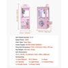 image:imageVEVOR Claw Crane Machine MediumSized Arcade Game Machine with Light amp Sound Adjustable Steel Claws Precise Toy Candy Grabber Prize Dispenser Vending Toy for Commercial Home Cinema Black PurplePink