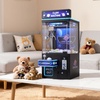 image:imageVEVOR Claw Crane Machine MediumSized Arcade Game Machine with Light amp Sound Adjustable Steel Claws Precise Toy Candy Grabber Prize Dispenser Vending Toy for Commercial Home Cinema Black PurplePurple