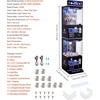 image:imageVEVOR Claw Crane Machine MediumSized Arcade Game Machine with Light amp Sound Adjustable Steel Claws Precise Toy Candy Grabber Prize Dispenser Vending Toy for Commercial Home Cinema Black PurplePurple