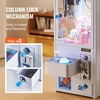 image:imageVEVOR Claw Crane Machine MediumSized Arcade Game Machine with Light amp Sound Adjustable Steel Claws Precise Toy Candy Grabber Prize Dispenser Vending Toy for Commercial Home Cinema Black PurpleWhite