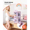 image:imageVEVOR Claw Crane Machine MediumSized Arcade Game Machine with Light amp Sound Adjustable Steel Claws Precise Toy Candy Grabber Prize Dispenser Vending Toy for Commercial Home Cinema Black PurplePink