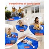 image:imageVEVOR Crash Pad for Kids Sensory with Foam Blocks and Washable Cover Large Soft Foam Landing Zone Giant Pillow Mat Sensory Room Equipment for Children Jumping Relaxing amp Play 5x45ft5x5ftBright Blue