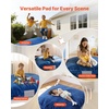 image:imageVEVOR Crash Pad for Kids Sensory with Foam Blocks and Washable Cover Large Soft Foam Landing Zone Giant Pillow Mat Sensory Room Equipment for Children Jumping Relaxing amp Play 5x45ft5x5ftRoyal Blue