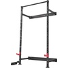 image:imageVEVOR Folding Power Cage WallMounted Power Rack Squat Rack Multifunctional Strength Training Workout Equipment with Landmine Holder Adjustable JHooks amp PullUp Bar for Home Gym 1000LBS Capacity